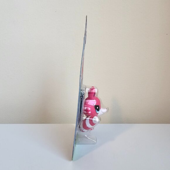 Hasbro Littlest Pet Shop #3269 Fox Pink White Striped Tail New NOC G4 LPS 2013 - Picture 3 of 5